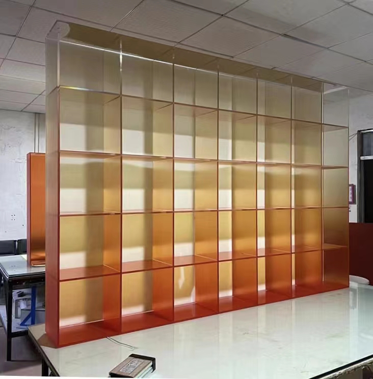 定制亚克力展示柜精品货架一体式展示架包包鞋帽手办道具展示柜台